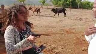 Video: IAS officer Puja Khedkar's mother allegedly threatening farmer with gun in Pune