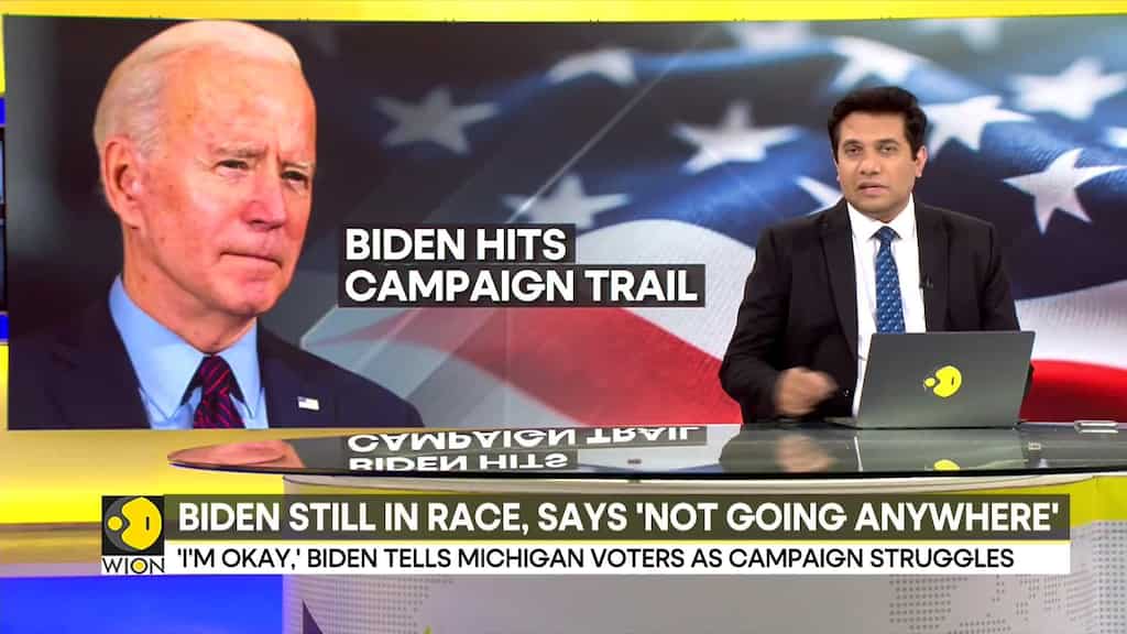 'I am running and we're going to win,' Biden says as his campaign struggles