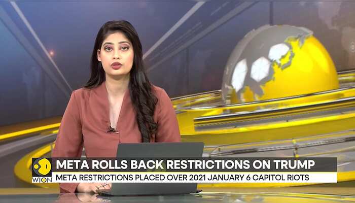 US: Meta rolls back restrictions on Trump’s social media accounts