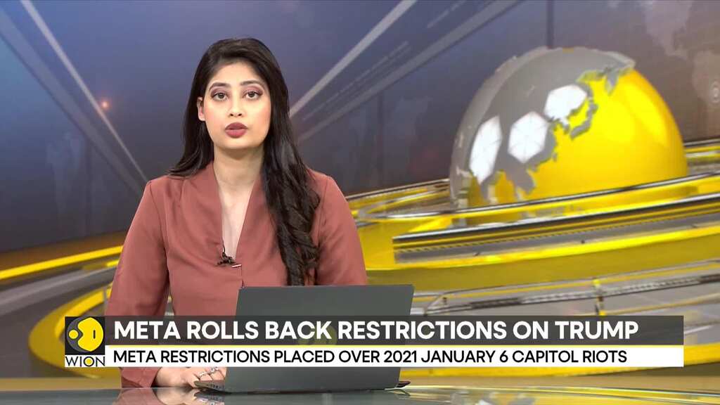 US: Meta rolls back restrictions on Trump’s social media accounts
