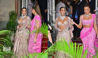All things Indian! Kim and Khloe look stunning in head-turning traditional looks
