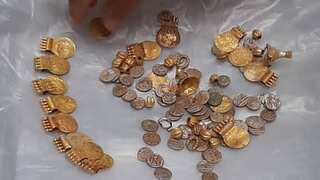Hidden treasure unearthed by laborers' women in Kerala