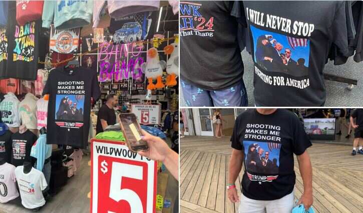 'Fight, fight fight,' Trump attack T-shirts put up for sale in China within hours
