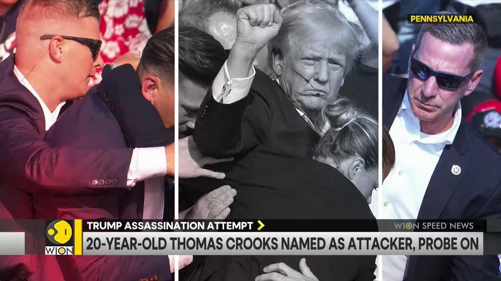 Trump Assassination attempt: 20-year-old Thomas Crook named as attacker, probe on