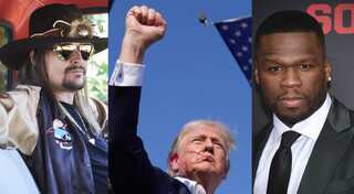 50 Cent, Kid Rock and others react to Donald Trump assassination attempt