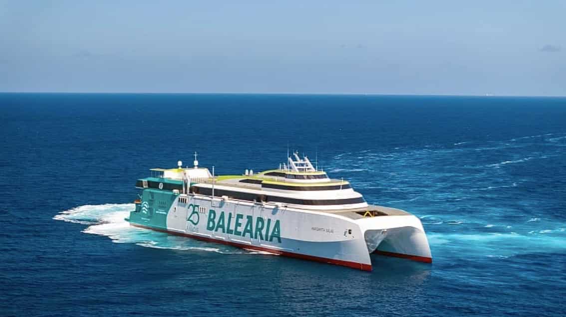 Cutting-edge dual-gas ferry 'Margarita Salas' debuts on Mediterranean routes Cutting-edge dual-gas ferry 'Margarita Salas' debuts on Mediterranean routes