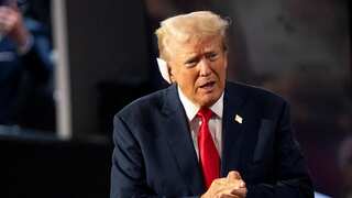 Trump makes first public appearance since assassination attempt