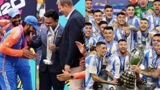 Messi brings back his iconic fun walk after Rohit Sharma did it at T20 World Cup