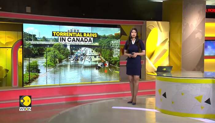 Heavy rainfall lashes Southeast Canada