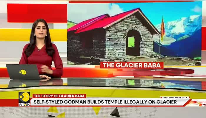 The 'Godman' who lives on a glacier, illegally