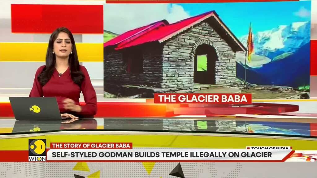 The 'Godman' who lives on a glacier, illegally