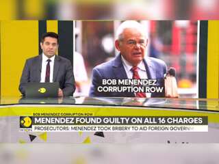 Senator Bob Menendez found guilty on all 16 charges