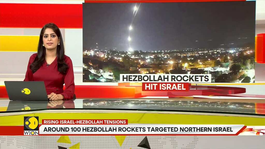 Israel-Hezbollah Tensions: 100 rockets target Northern Israel