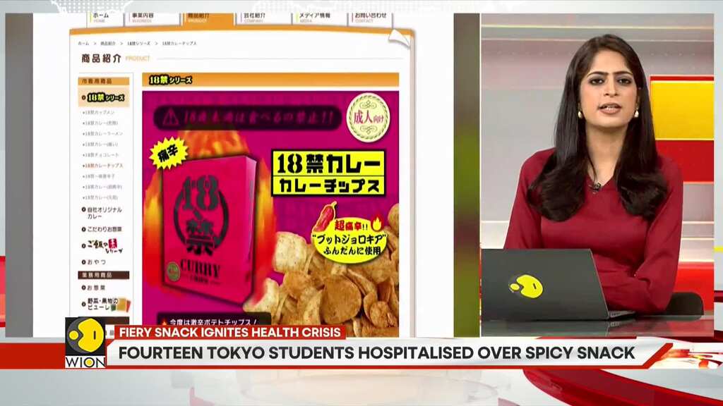 14 Tokyo students hospitalised over spicy snack