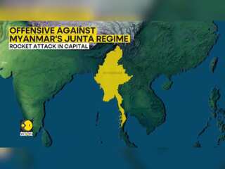 Resistance forces in Myanmar launch rocket attack in capital