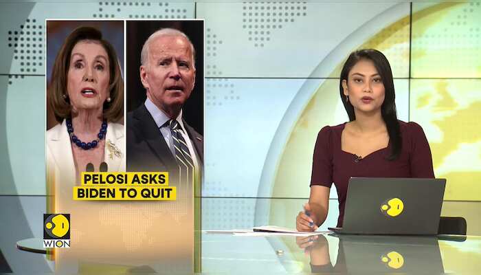 US: Pelosi urges Biden to quit Prez race