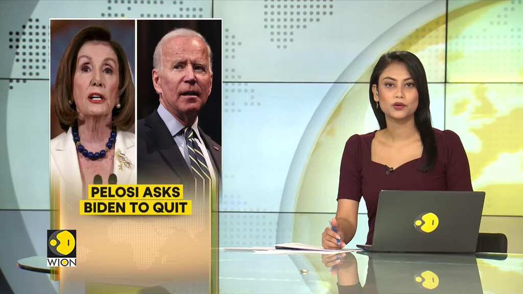 US: Pelosi urges Biden to quit Prez race