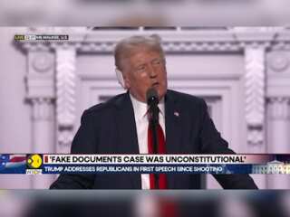 Trump in first speech after assassination attempt: 'I had God on my side