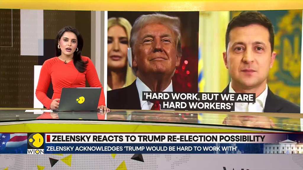 'Would be hard' if Trump wins, says Zelensky