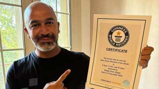 Egyptian man sets world record by visiting seven wonders of world in under a week