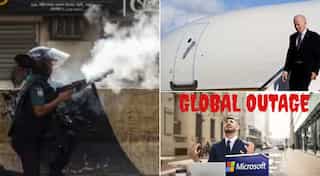 Top 10 world news: Microsoft global IT outage; Bangladesh student protests, and more