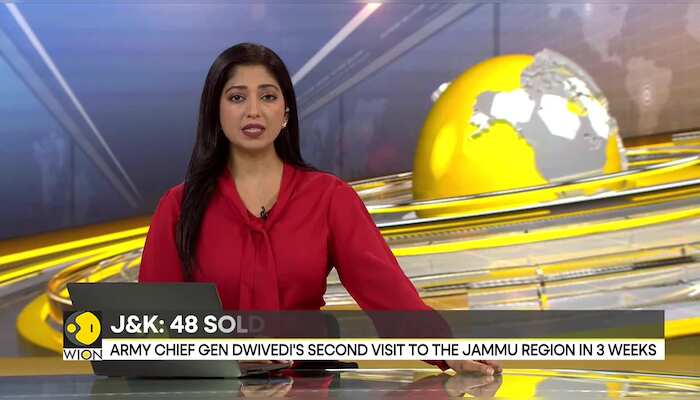 Indian Army Chief reaches Jammu to review security as terror activities rise