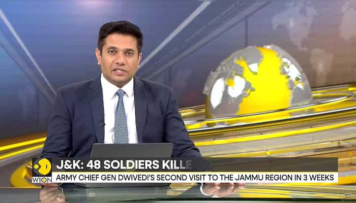 Indian Army Chief Upendra Dwivedi in Jammu to review security situation