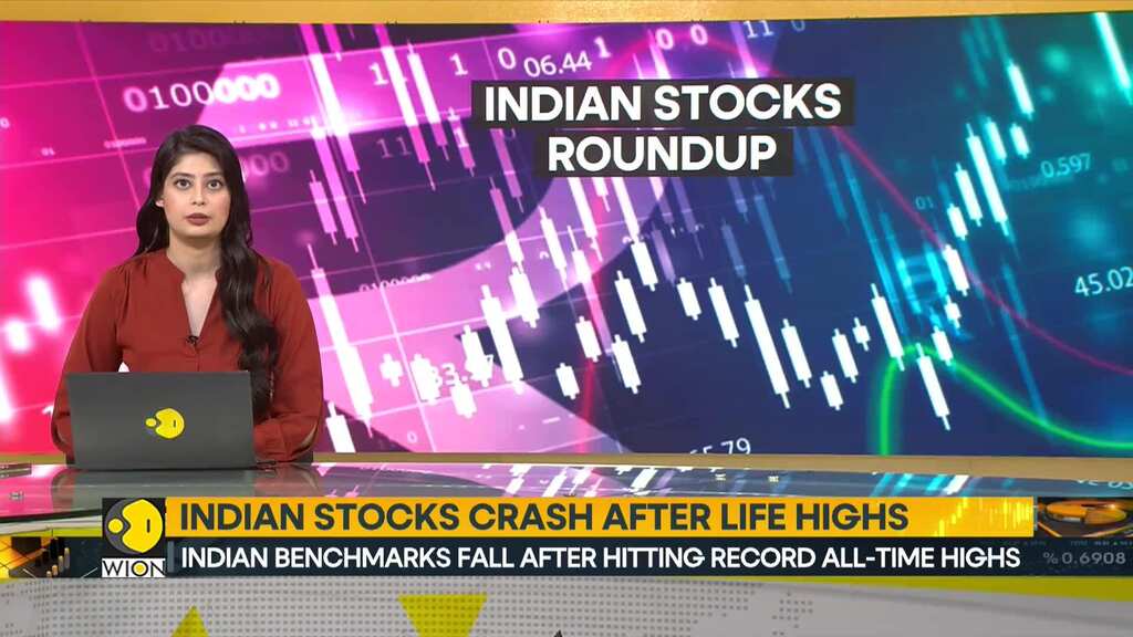 Indian stocks crash after life highs