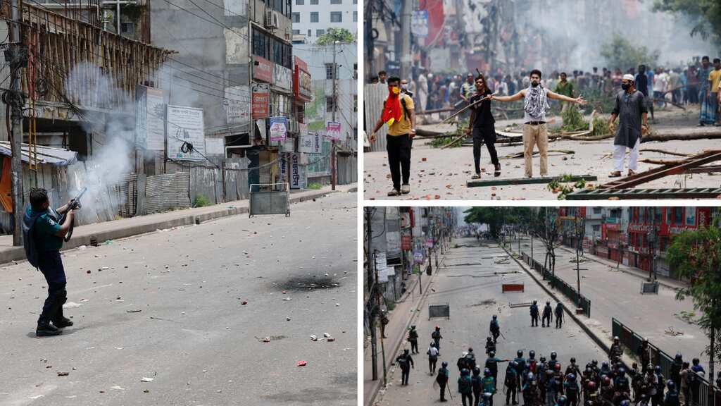 Bangladesh student protests: Police impose shoot-on-sight-order, soldiers patrol cities, death toll at 123