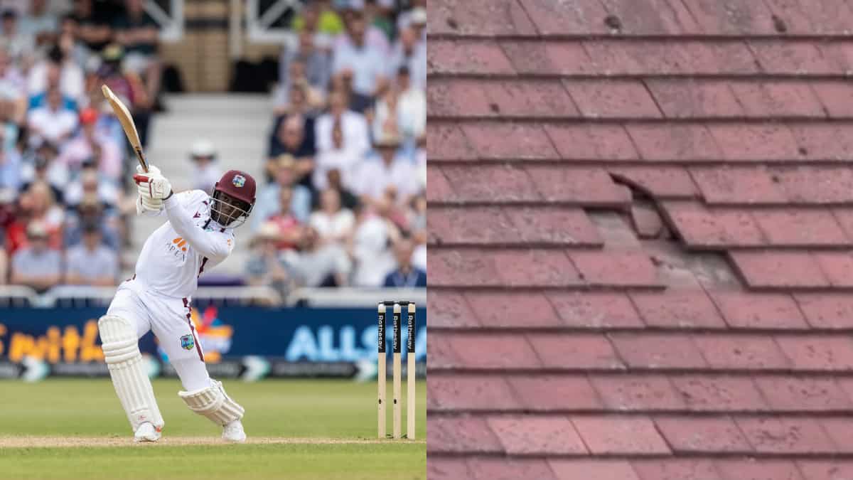 WATCH: Shamar Joseph breaks roof tiles at Trent Bridge with MONSTER six as West Indies take first innings lead WATCH: Shamar Joseph breaks roof tiles at Trent Bridge with MONSTER six as West Indies take first innings lead