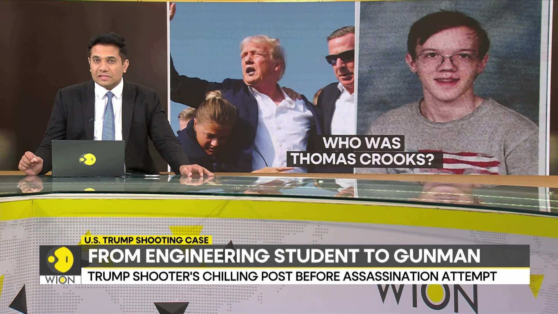 Donald Mathiew Crocks Donald Trump Attack: Who is Thomas Matthew Crooks? | From engineering ...