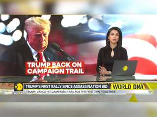 US: Trump returns to campaign trail after assassination attempt
