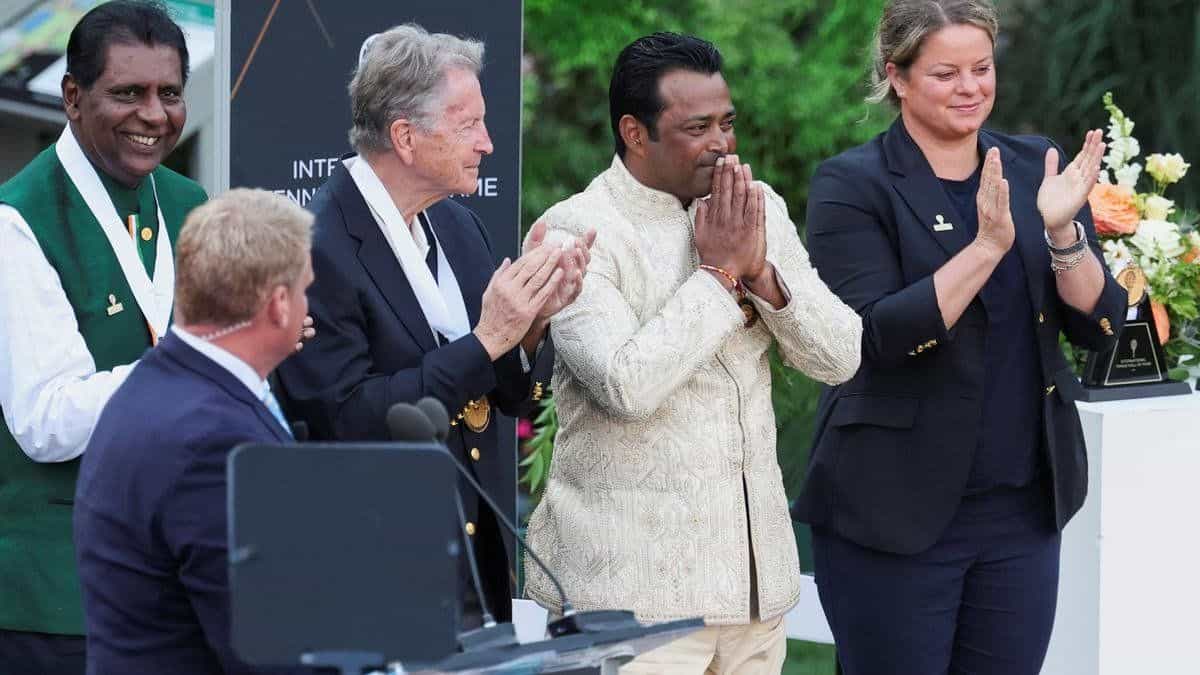 Leander Paes, Vijay Amritraj create history by joining International Tennis Hall of Fame Leander Paes, Vijay Amritraj create history by joining International Tennis Hall of Fame