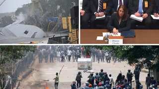 Top 10 world news: INS Brahmaputra catches fire; US Secret Service chief testifies; and more