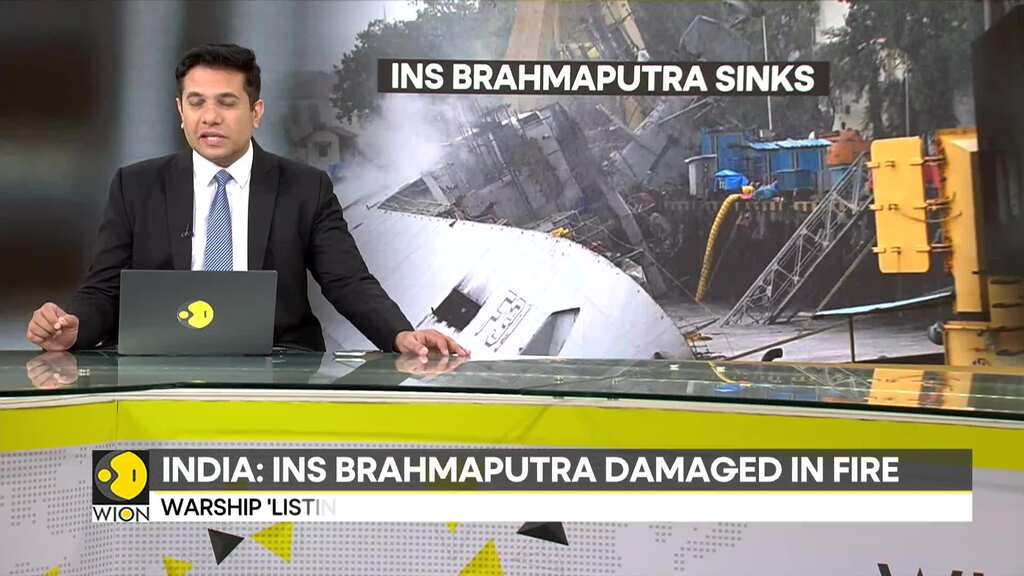India: INS Brahmaputra damaged as fire breaks out aboard ship