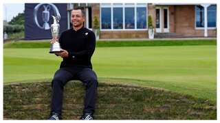 Golf: 'It's been...' - Xander Schauffele reacts after winning British Open