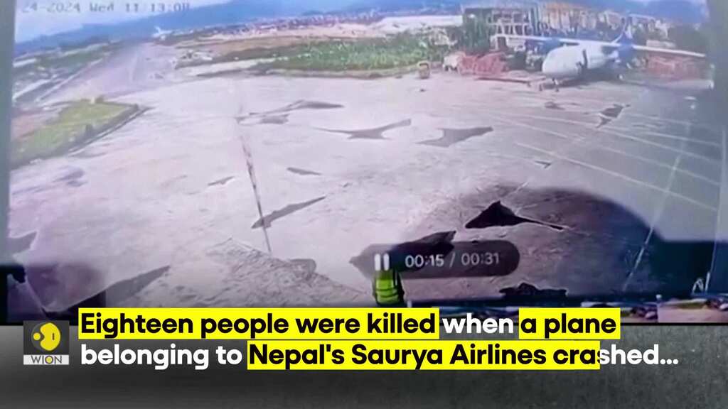 Nepal Plane Crash caught on video: Plane crashes in Nepal's Kathmandu airport | WION Originals