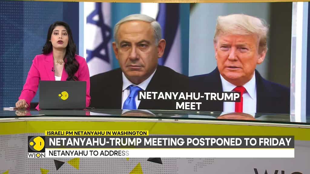 Netanyahu in Washington: Netanyahu-Trump meeting postponed to Friday