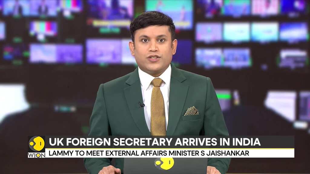 UK Foreign Secretary David Lammy on a two-day visit to India
