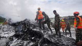 Nepal flight crash: 18 dead as plane with 19 on board crashes during takeoff, pilot survives