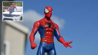 Not far away from jail: ‘Spiderman’ arrested for driving dangerously on Delhi streets - Video