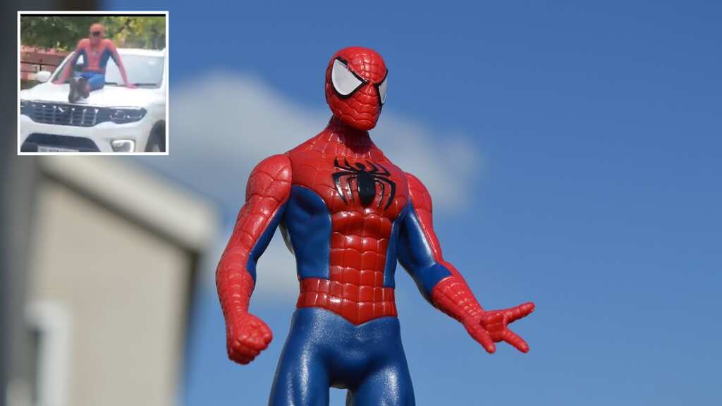 Not far away from jail: ‘Spiderman’ arrested for driving dangerously on Delhi streets - Video