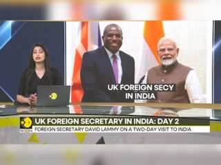 UK Foreign Secretary David Lammy on two-day visit to India, meets Indian PM Modi