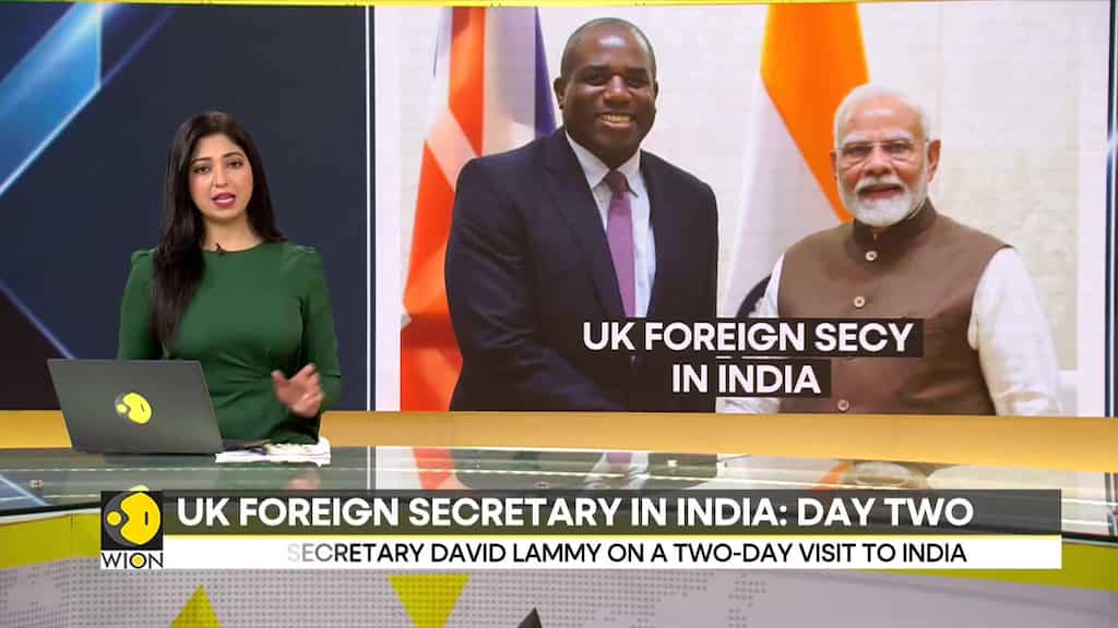 UK Foreign Secretary David Lammy hold meeting with Indian External Affairs Minister S Jaishankar