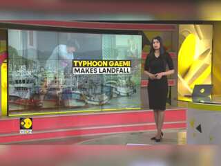 Gaemi made first landfall in Taiwan's Yilan