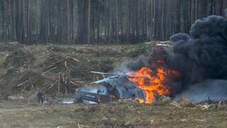Russian military helicopter Mi-28 crashes, crew killed