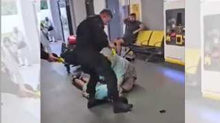 British police officer seen kicking Muslim man at Manchester airport suspended