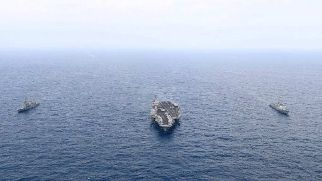 Chinese students arrested for capturing drone footage of US aircraft carrier in South Korea