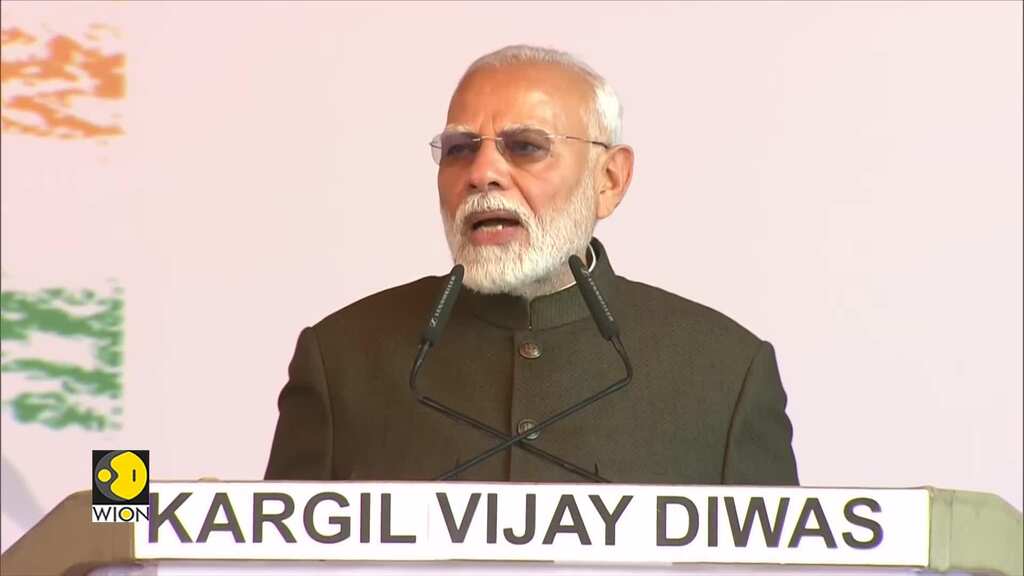 Kargil Vijay Diwas 2024: PM Modi pays homage to Kargil war martyrs in Drass