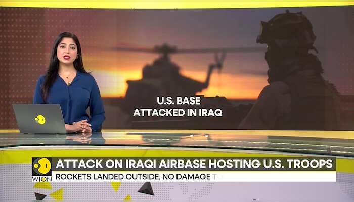 Attack on Iraqi airbase hosting U.S. troops, two days after military summit in Washington